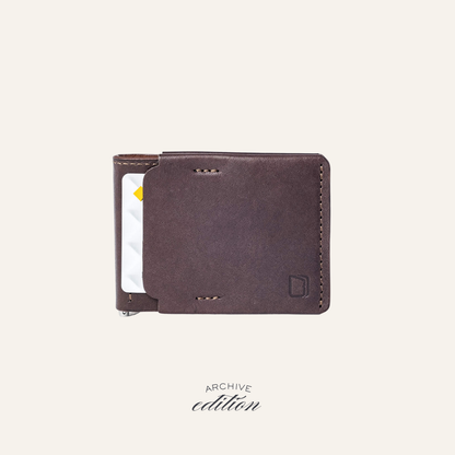 Blackinkk Wallet Vintage Chocolate [Archive Edition] Money Clip Wallet