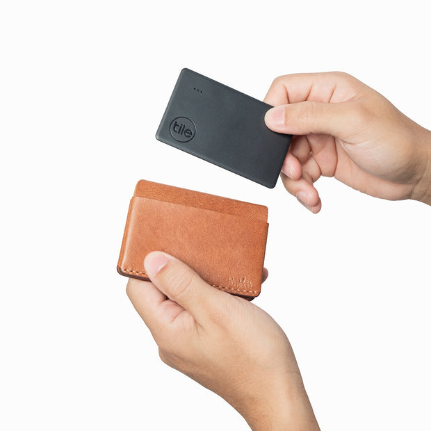 Tile Slim 2020 - Wallet Finder - Kangaroo leather wallet by Blackinkk